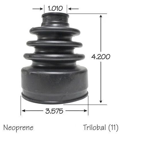 Juego de 4 kit de arranque eje CV delantero interior exterior para Honda Odyssey 2008-2010 Foto 4 de 4