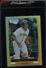 2012 BOWMAN CHROME PROSPECTS REFRACTOR #BCP168 WILLY GARCIA RC PIRATES 