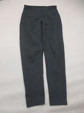 ZELLA Size S Womens BLK High Rise Stretch Pull On Athletic Cropped Leggings 814