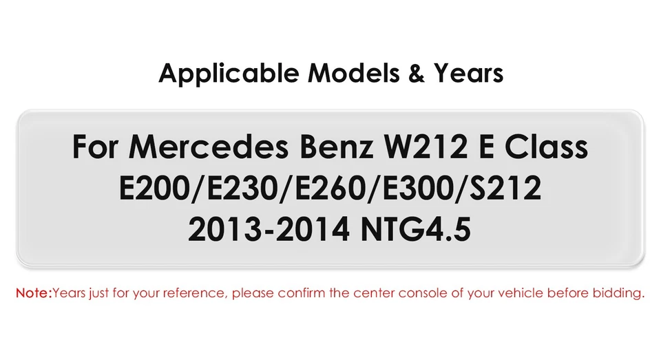 Radio Android 13 GPS 10.25" para Mercedes Benz Clase E W212 S212 E300 E350 CarPlay Foto 2 de 4