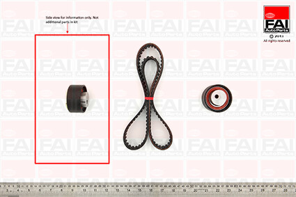 Fai Timing Belt Kit To Fit Abarth 500 / 595 / 695 (312_) 1.4 (312.Axf11 - Picture 1 of 1