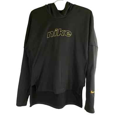 nike sweatsuit black and gold