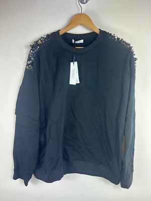 New with CLG Authentic Versace V800779 Studded Sweatshirt - XXL