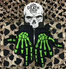 NEW MEDIUM Exalt Death Grip Paintball Gloves - Lime