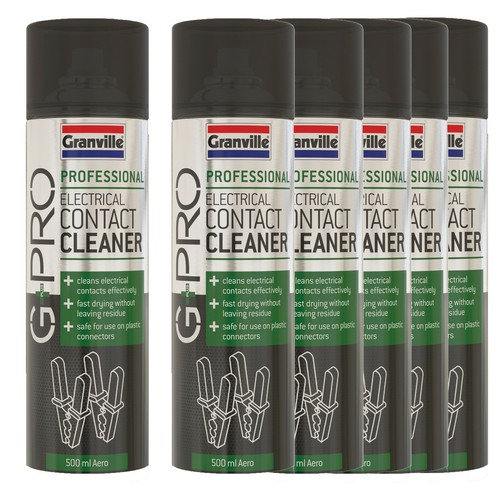 6 x Granville G+Pro Electrical Electronic Contact ECU Switch Cleaner