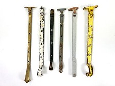 6 Vintage Window Stays Brass Alloy For Metal Framed Old Crittall Type MIXED Lot