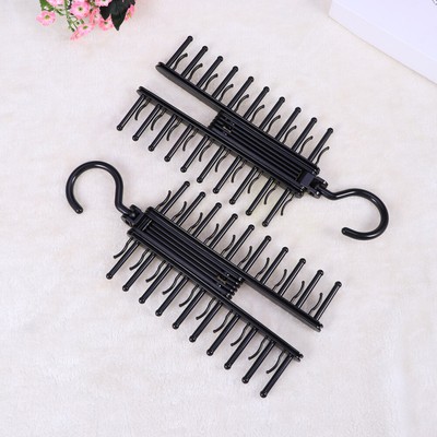  2 Pcs Belt and Tie Rack for Wall Hanger Double Sided Strong