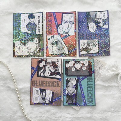 BLUE LOCK holographic post cards