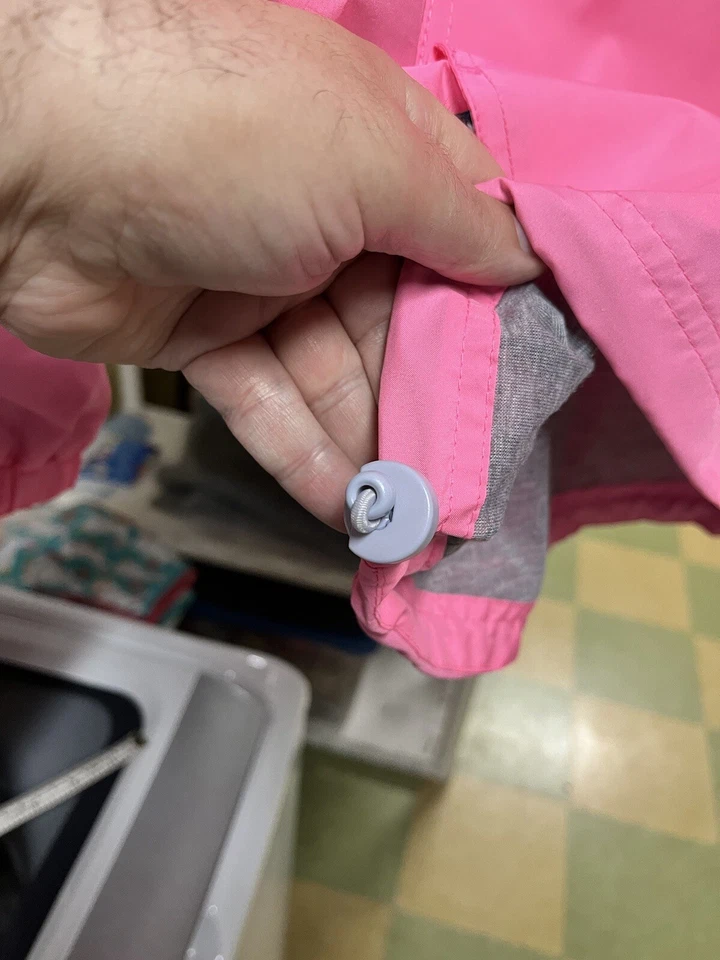 Impermeable Pullover Rosa Charles River Talla XS Foto 4 de 4