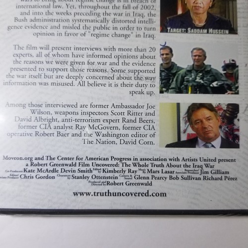 Uncovered: The Whole Truth About The Iraq War (DVD) New Sealed - Picture 4 of 8
