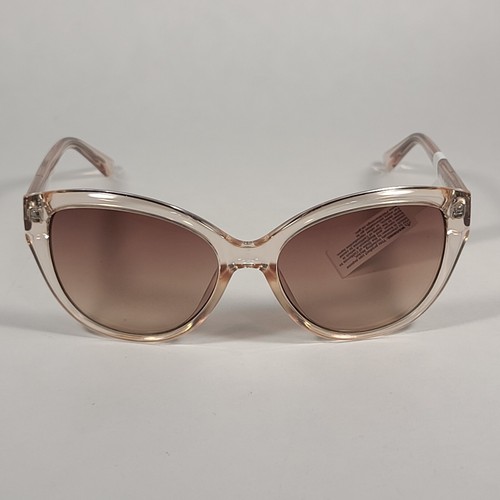Calvin Klein Cat Eye Sunglasses CK19536S 270 Beige Crystal Frame Brown Gradient - Picture 3 of 10