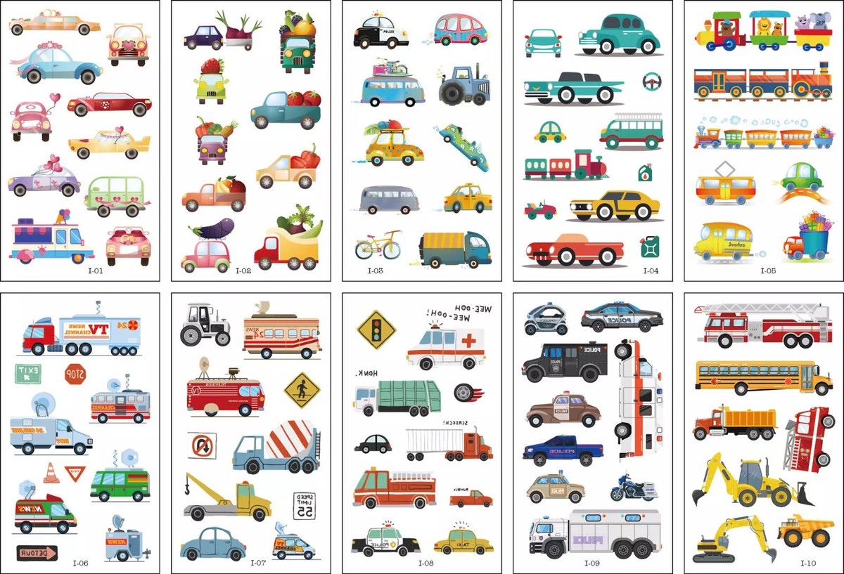 Temporäre Tattoos 555+ Designs – 60 Blatt, Wasserdicht, Für Kinder & Partys | Mit Meerjungfrau, Dinosaurier & Tieren