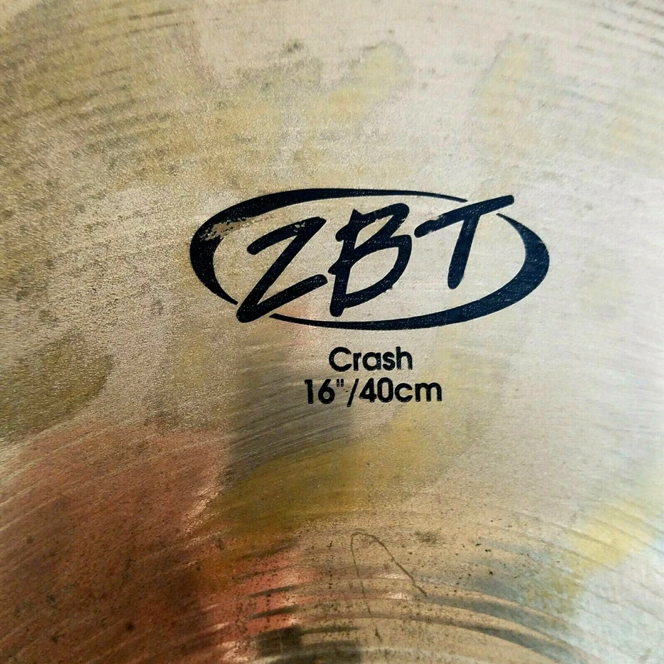 Lote de 3 platillos turcos Avedis ZILDJIAN ZBT 14" Hi Hat Top+Bottom Crash 16" EE. UU. Foto 3 de 4