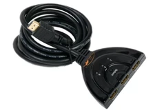 Atlona 3x1 HDMI Auto Switch 6 ft HDMI Cable Pigtail AT-HAD-V31 EUC