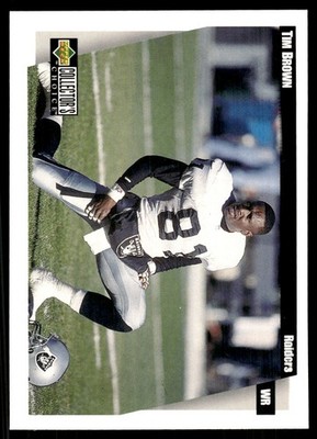 Tim Brown 1997 Collector's Choice #245 Raiders NFL READ FREE SHIP AutographDen