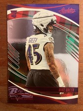 2025 Panini Absolute Holiday Mike Green Rookie Plaid #160 Baltimore Ravens