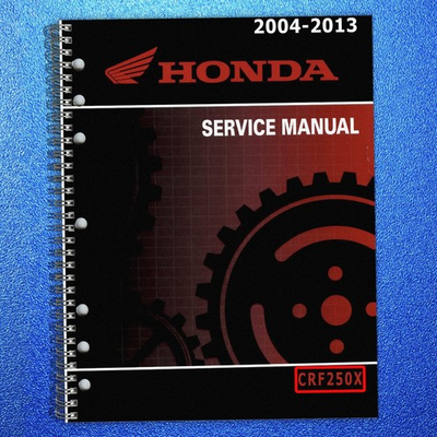 #ad HONDA CRF250X Motorcycle Service Manual 2004 2013 FIXED TOUGH FRONT amp; BACK $45.43