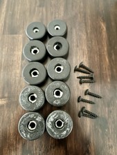 10 Rubber Feet Bumper Amp Speaker Guitar Amp Cabinet Bumper 1.5" 1 Set Smaller