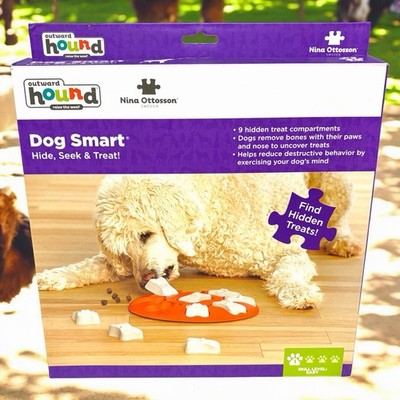 Outward Hound Nina Ottosson Dog Smart Hide Seek & Treat! Toy Skill Level 1 NIB