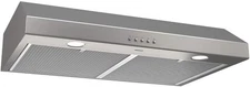 Broan-NuTone BCSQ130SS Three-Speed Glacier Under-Cabinet Range Hood with LED...