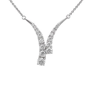 Diamond Y Necklace | eBay