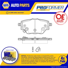 Brake Pads Set fits MG MG GS 1.5 Rear 2016 on Proformer 10332331 Quality
