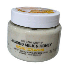 Image of The Body Shop Almond Milk & Honey Exfoliating Cream Scrub 250ml Sensitive
