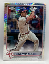 2022 Topps Chrome J.T. REALMUTO Prism Refractor Philadelphia Phillies FREE SHIP