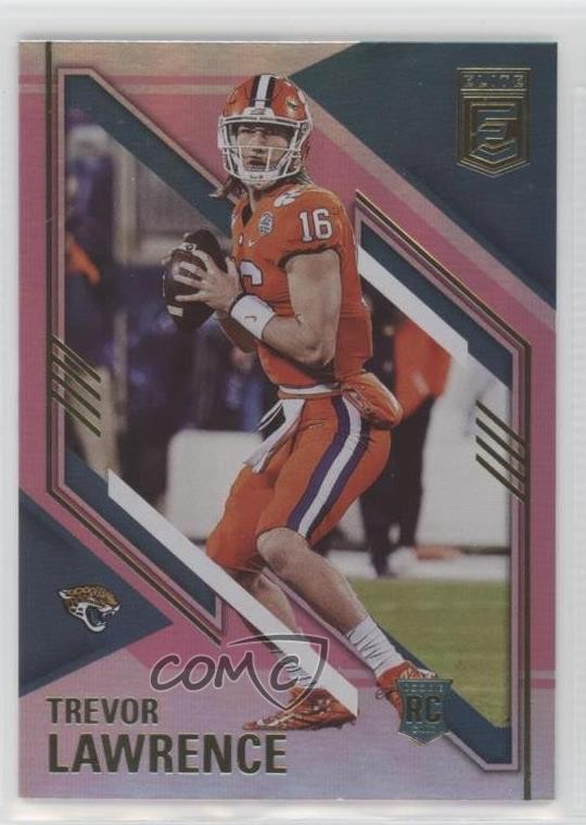 2021 Panini Donruss Elite Rookies Pink Trevor Lawrence #101 01dp