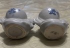 Pfaltzgraff Yorktown Egg Cups Chicken Hen Stoneware Blue Scroll Set of 2 — photo 6