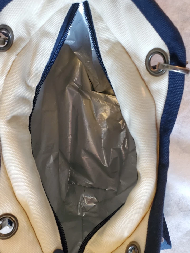 Thirty-One Canvas Crew 保温午餐袋海军蓝锚二手 S3 — 第 4/4 张图片