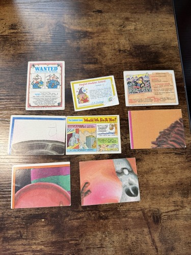 “Garbage Pail Kids Lot (8 Cards, 1987–88) Dead Ted, Hung Up Hank, Beasty Boyd” - Afbeelding 2 van 15