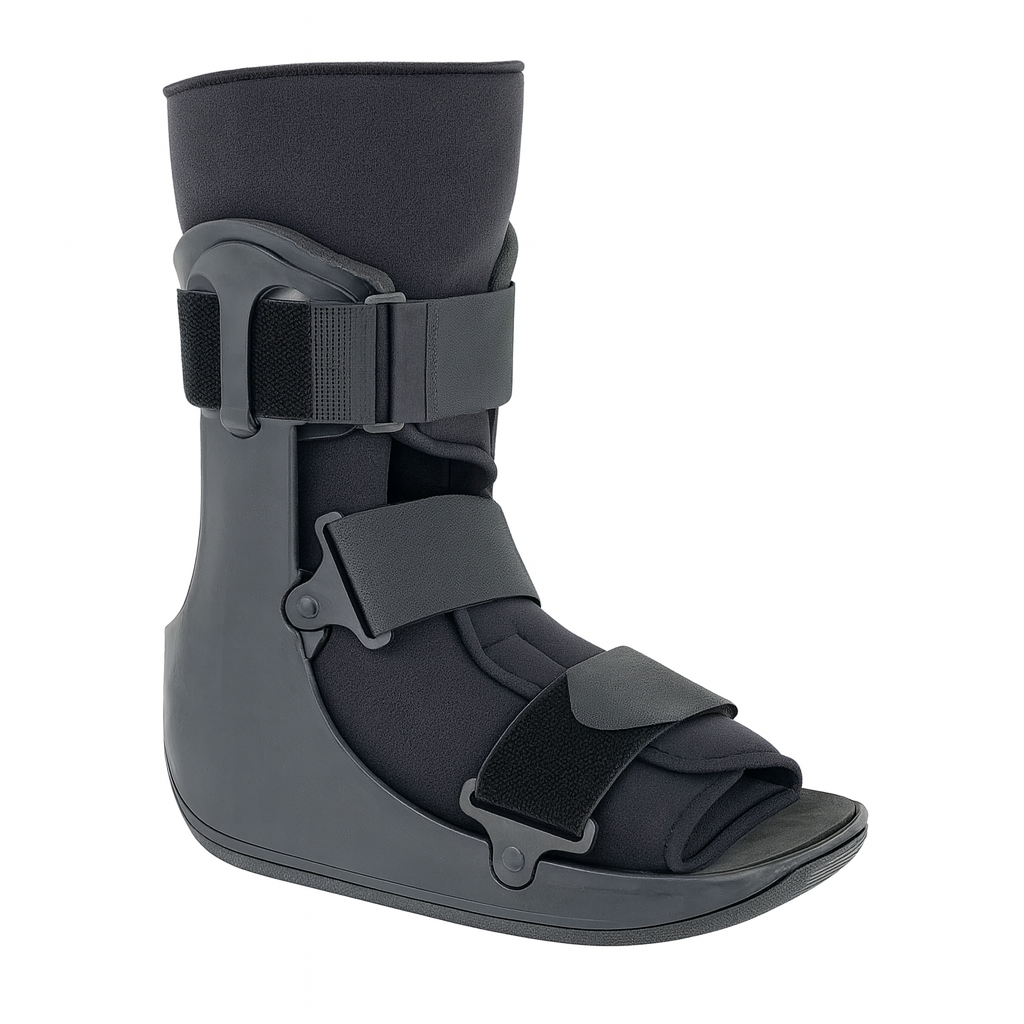 KD Walking Boot: Short Air Walker Boot For Foot And Ankle Fracture Recovery - Protective Support For Broken Foot, Sprains, And Injuries (Small