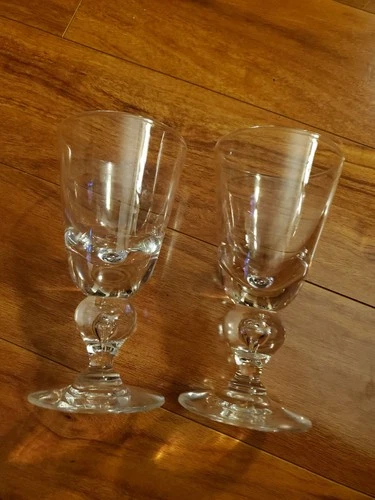 Vintage Steuben Baluster Glasses - Set of 2 all signed