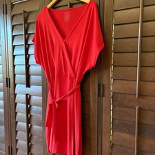 Nine West Red Wrap Dress XXL