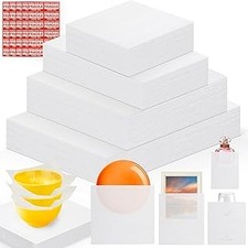 540 pcs Moving Dish Packing Supplies, 290 Cushion Foam Pouches and Sheets, 4 Siz