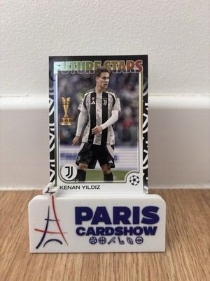 Kenan Yildiz Future Stars - Team Logo Border Juventus Topps UCC Flagship 24/25