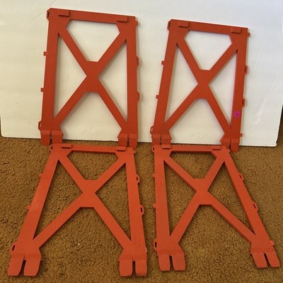 VINTAGE 1973 GI JOE ADVENTURE TEAM TRAINING CENTER ALL 4 MIDDLE  TOWER SECTIONS