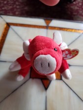TY Beanie Baby - SNORT the Bull 9 inch - MWMTs Stuffed Animal Toy