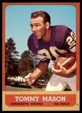 1963 Topps Tommy Mason 2 Minnesota Vikings #99