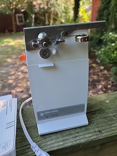Black & Decker EC32D Electric Tall Can Opener Open Box