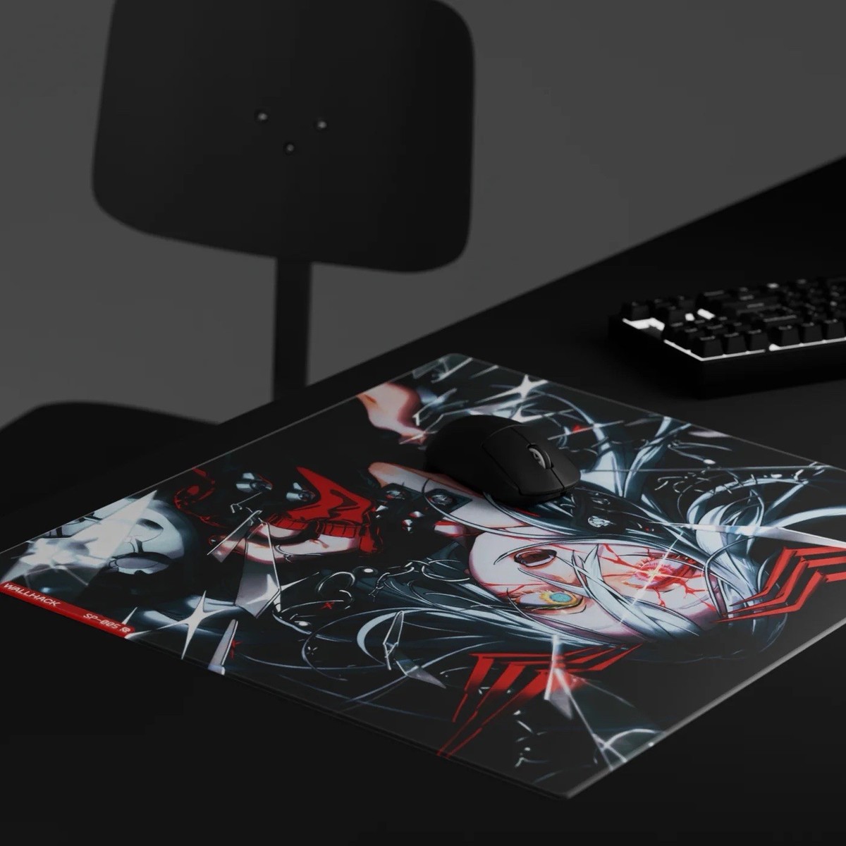 Wallhack SP-005 | CARNAGE SORA Glass Anime Mouse Pad Limited