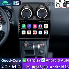 Für Nissan Qashqai J10 2007-15 Android 15 2G+64GB Autoradio Carplay GPS Navi DAB