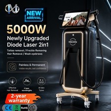 2 IN 1 Diode Laser Hair Removal Picosecond Tattoo Removal Salon Beauty Machine