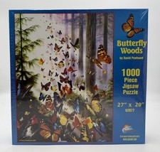 Sunsout 1000 Piece Jigsaw Puzzle "Butterfly Woods" By David Penfound 27 "x 20  