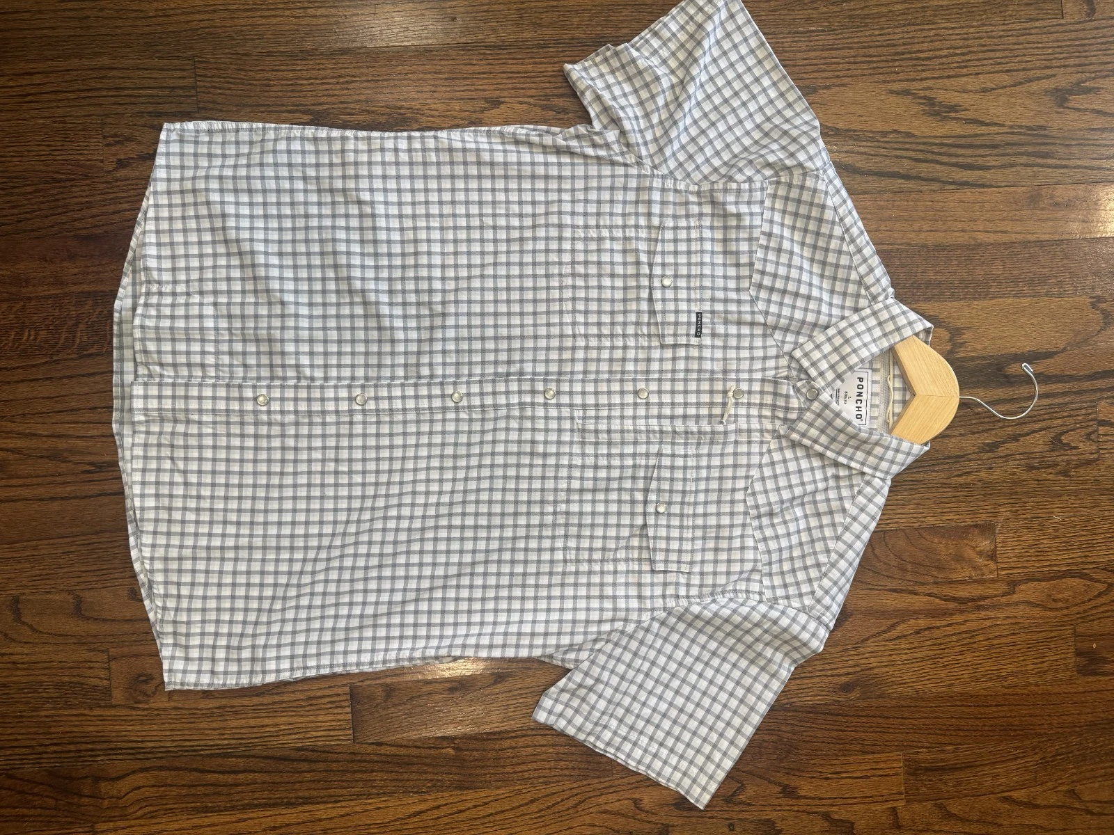Poncho Outdoors shirt Large slim