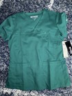 Women’s Grey’s Anatomy Hunter Green Scrub Top - Size Medium  — photo 1