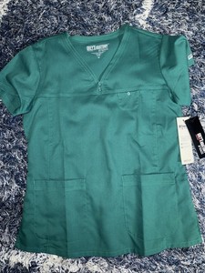 Women’s Grey’s Anatomy Hunter Green Scrub Top - Size Medium 