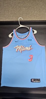 Nike Dwyane Wade Miami Heat Vice City Jersey Size 52/XL AUTHENTIC RARE