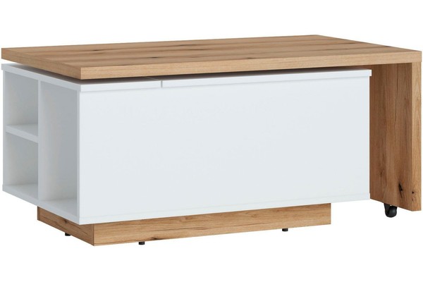 Couchtisch Dalano Wohnzimmertisch 95X54X45Cm Evoke Eiche Weiß HöHenverstellbar-image